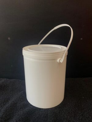 Balde Plástico Blanco 4 Litros Recto