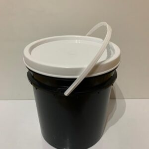 Balde Plástico Negro 10 Litros